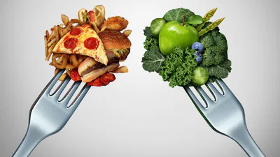 Má Alimentação vs Boa Alimentação