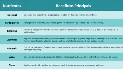 Nutrientes Essenciais