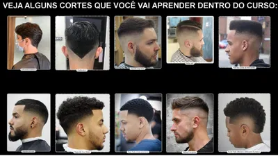 Curso de Barbeiro Estilos de Cortes